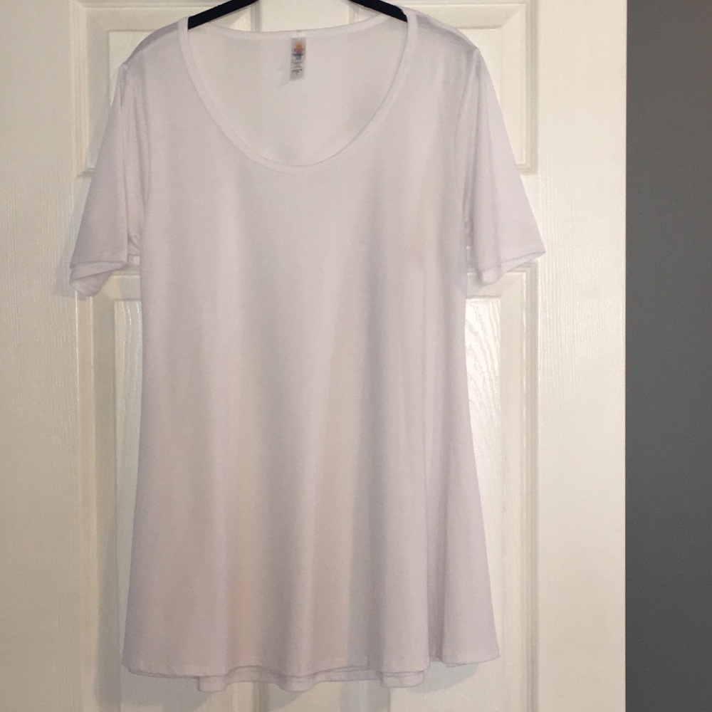 LuLaRoe "Perfect Tee" White Size S